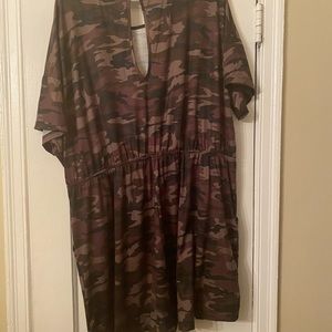 Camouflage romper